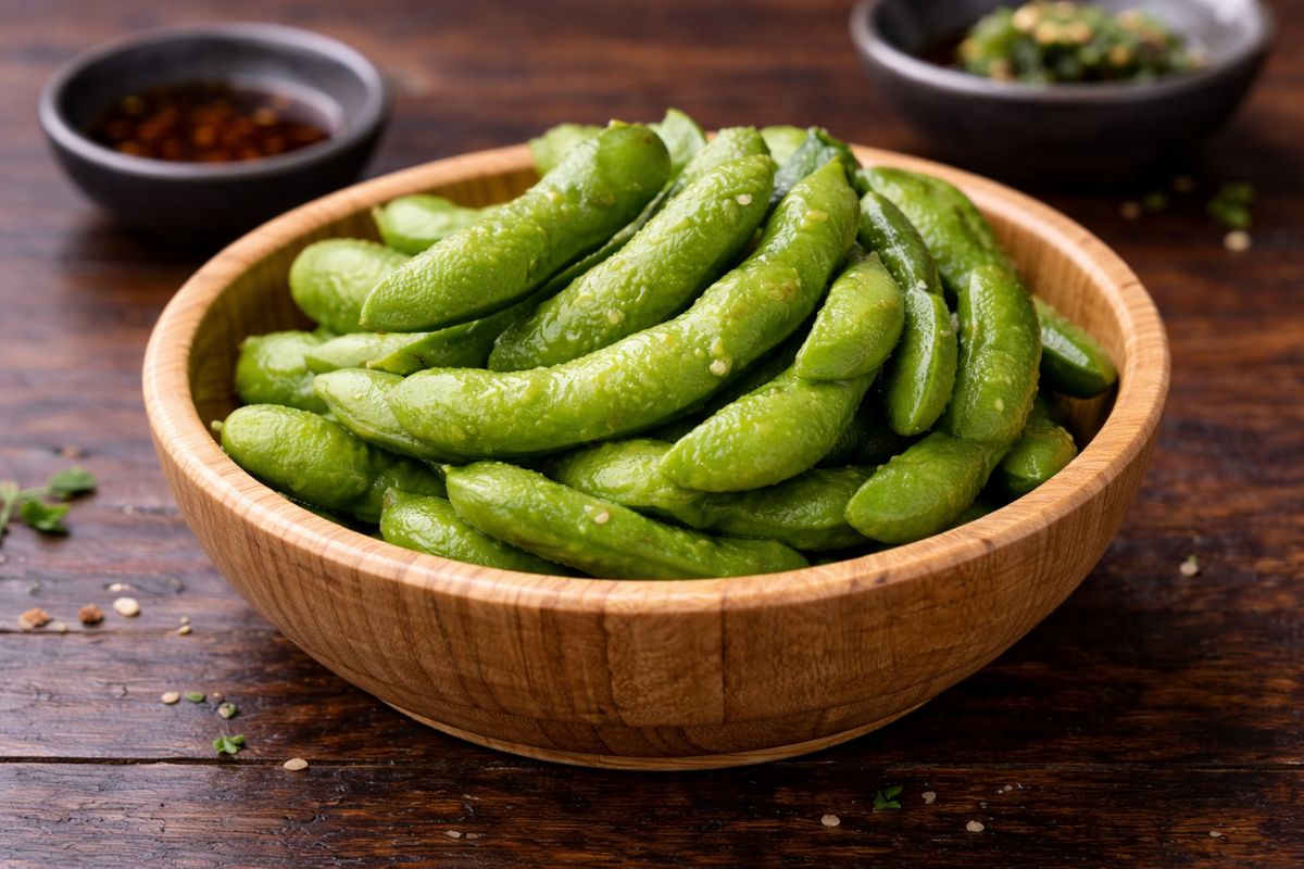 edamame sebagai appetizer makanan jepang