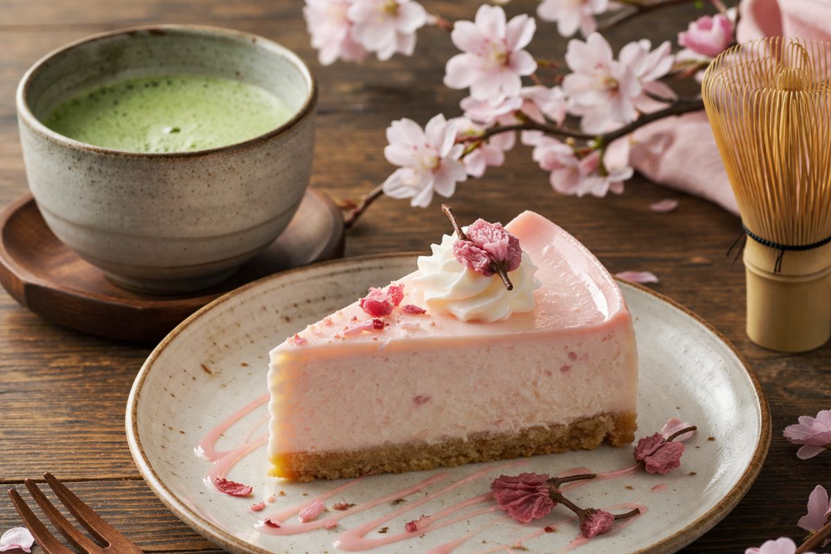 4. Sakura Cheesecake