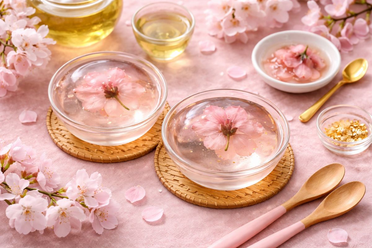 6. Sakura Jelly (Sakura Kanten)